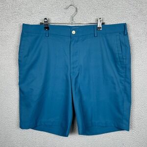 Peter Millar Shorts Mens 36 Blue‎ Crown Sport Golf Stretch Performance Athletic